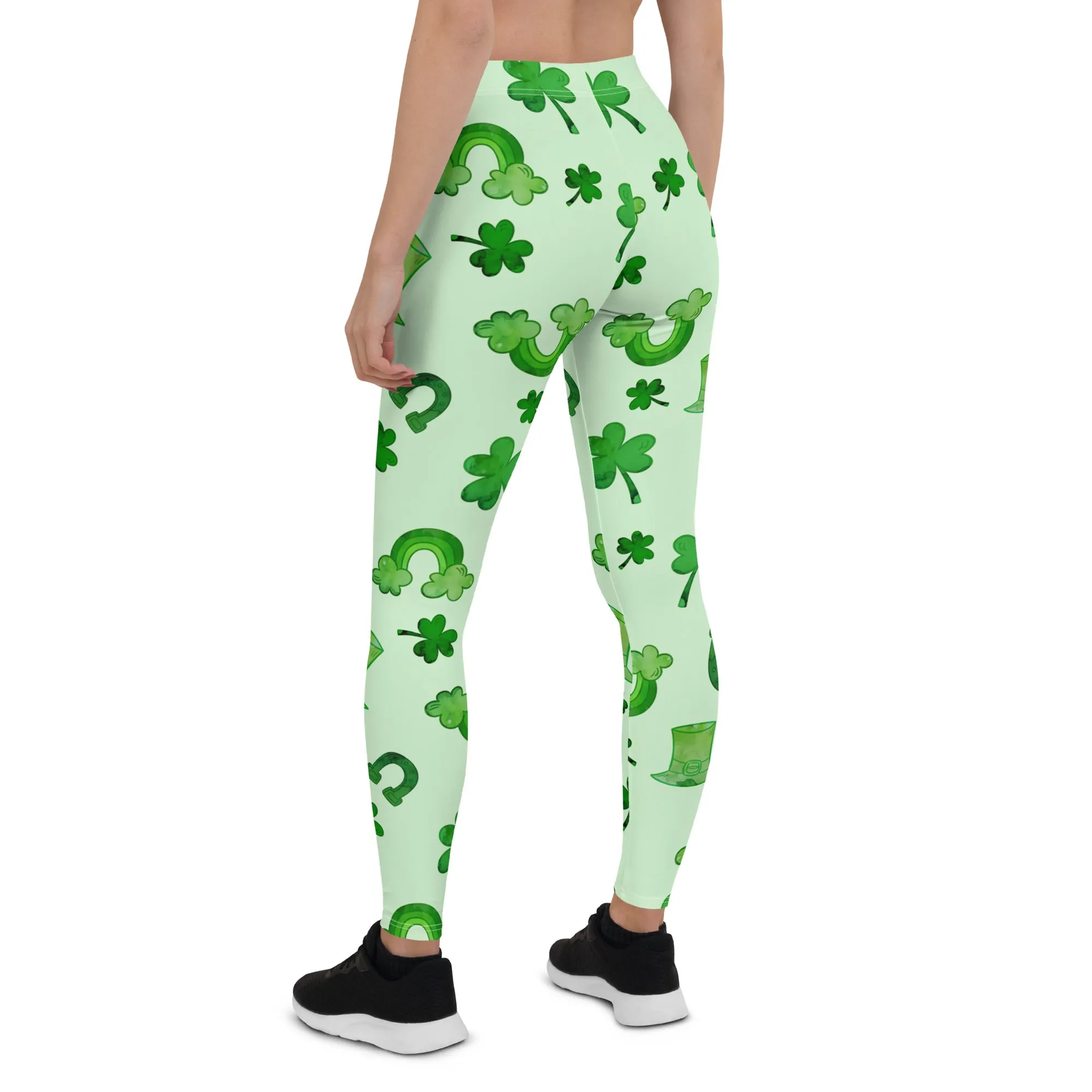 Watercolor St. Patrick's Day Leggings