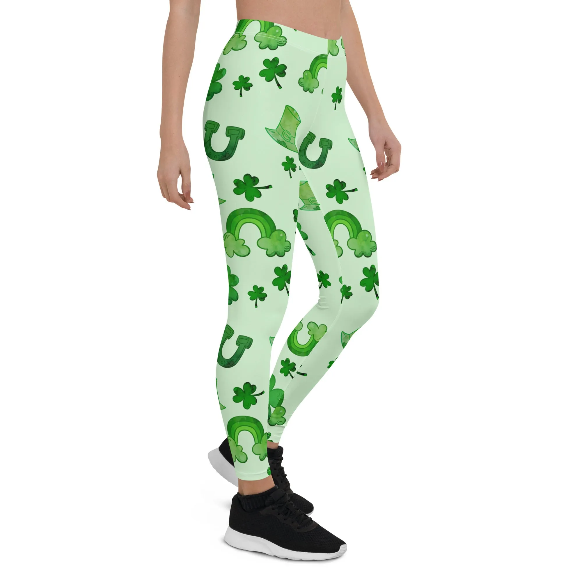 Watercolor St. Patrick's Day Leggings