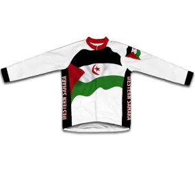 Western Sahara Flag Winter Thermal Cycling Jersey