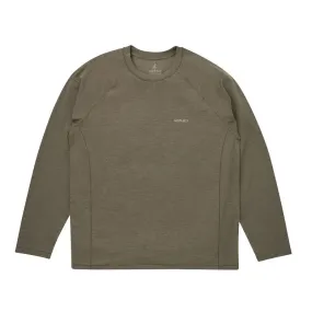 Winter Thermal LS Crew - Olive Heather