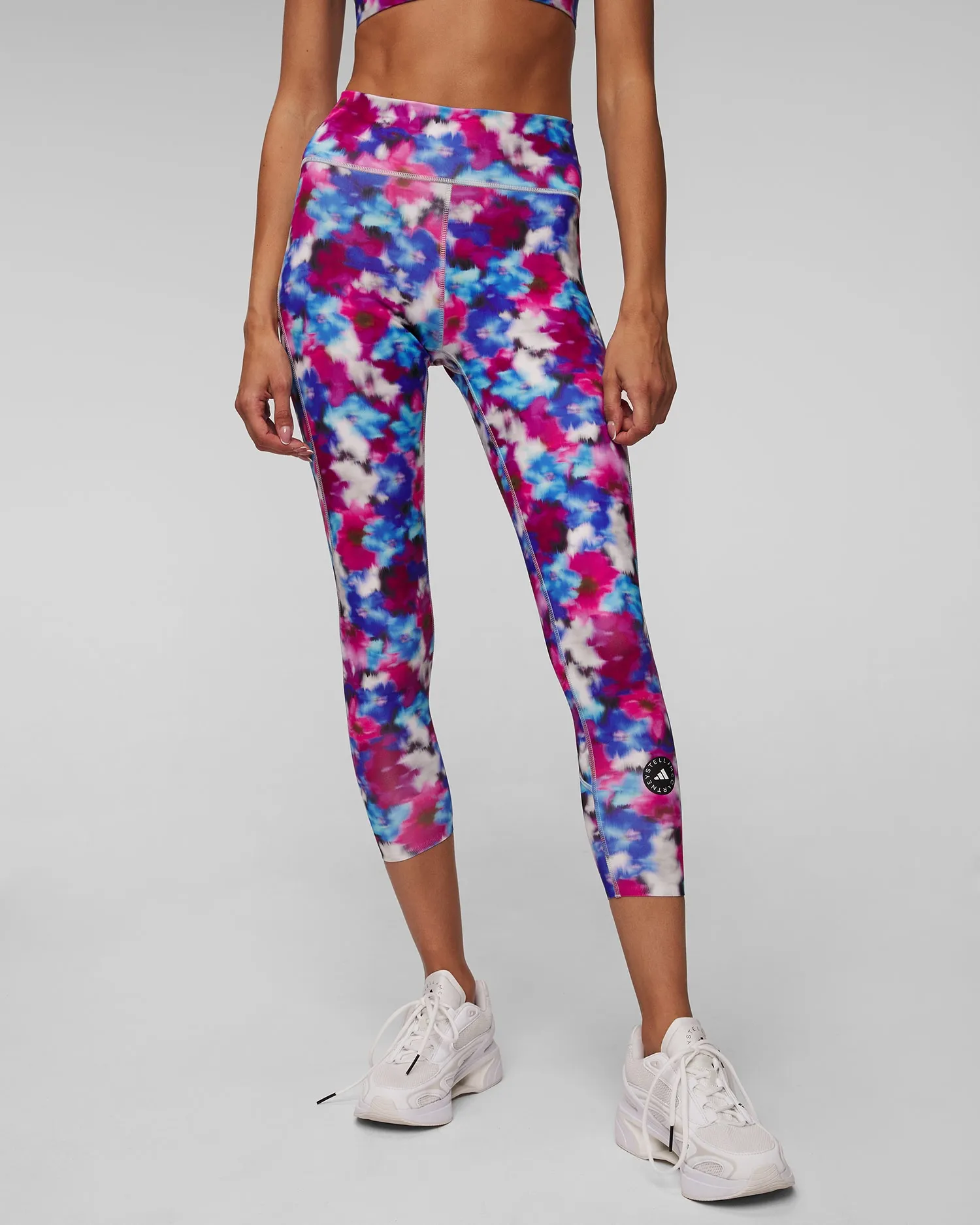 Women's printed leggings Adidas by Stella McCartney TruePurpose IW6349-turquoise