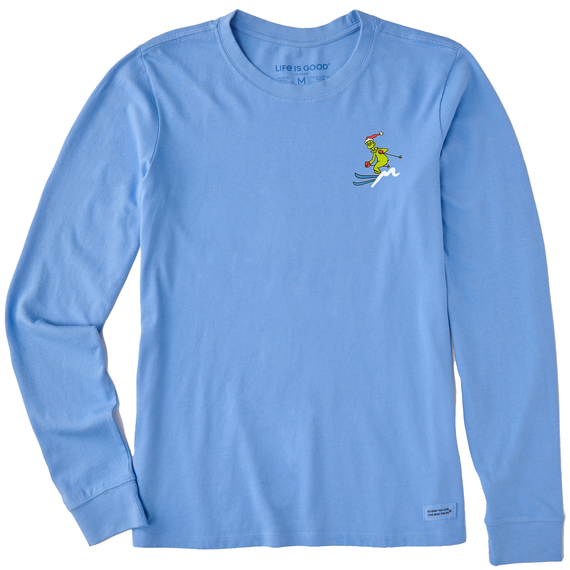 Women's Ski Grinch LC Long Sleeve Crusher Tee