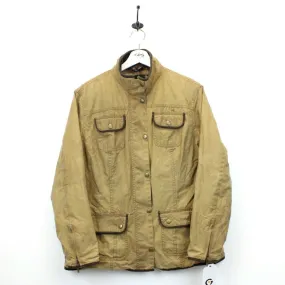 Womens BARBOUR Utility Waxed Jacket Tan | XL