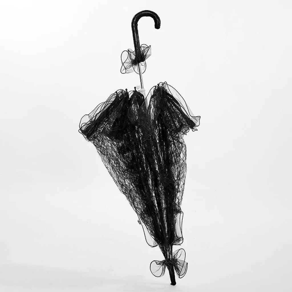 Women's Gothic Ruffles Lace Umbrella