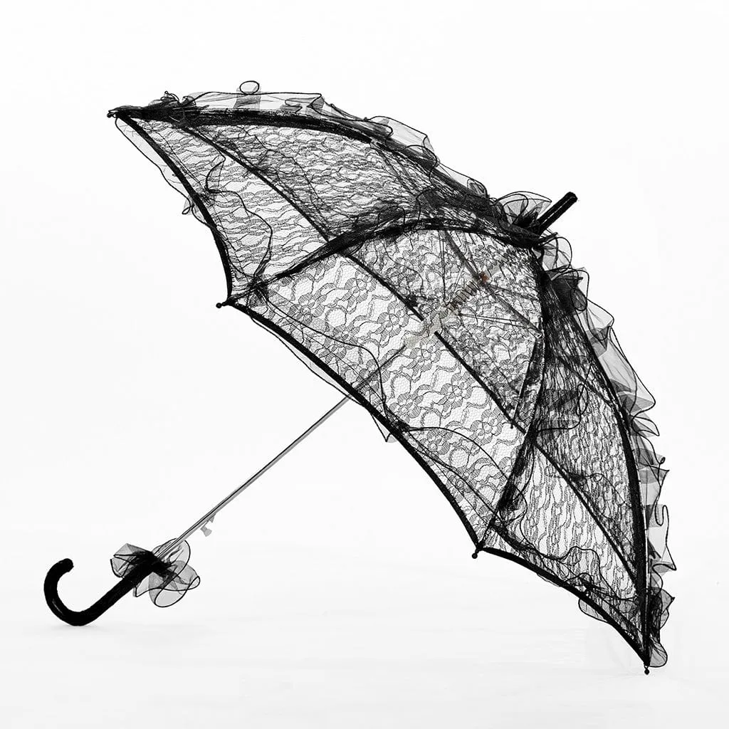 Women's Gothic Ruffles Lace Umbrella