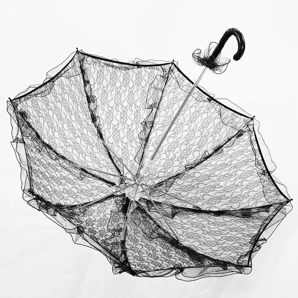 Women's Gothic Ruffles Lace Umbrella