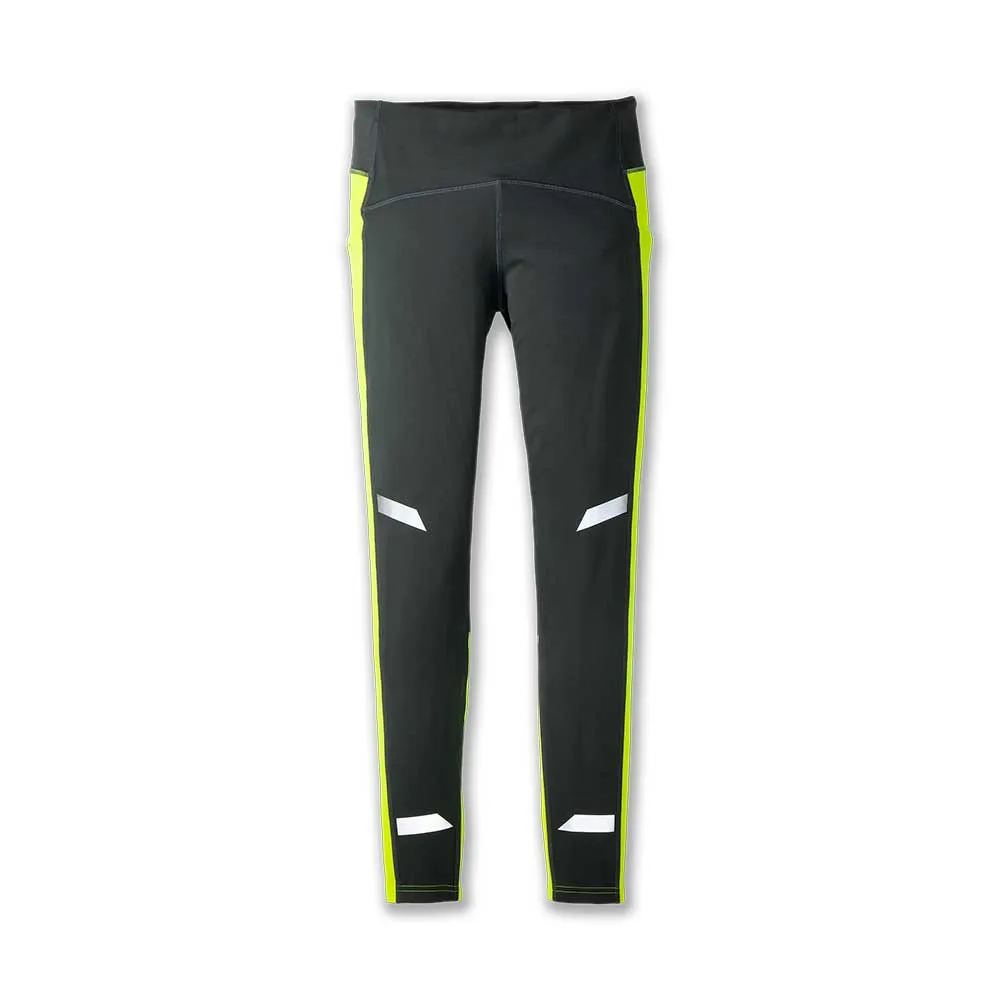 Women's Run Visable Thermal Tight - Asphalt/Nightlife