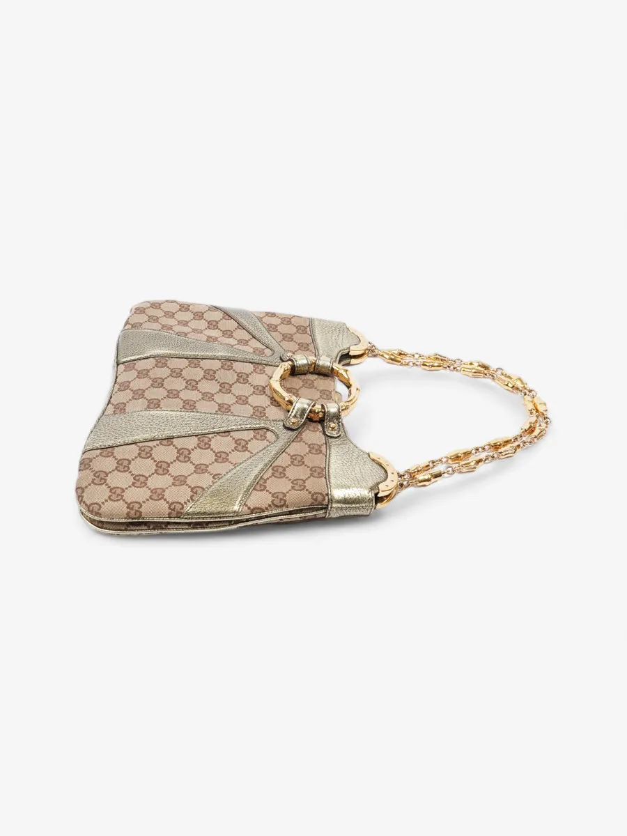 x Tom Ford Bamboo Chain Shoulder Bag GG Supreme / Metallic Canvas