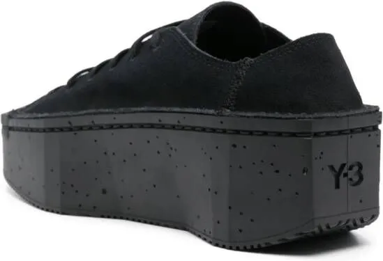 Y-3 Kyasu Low platform sneakers Black