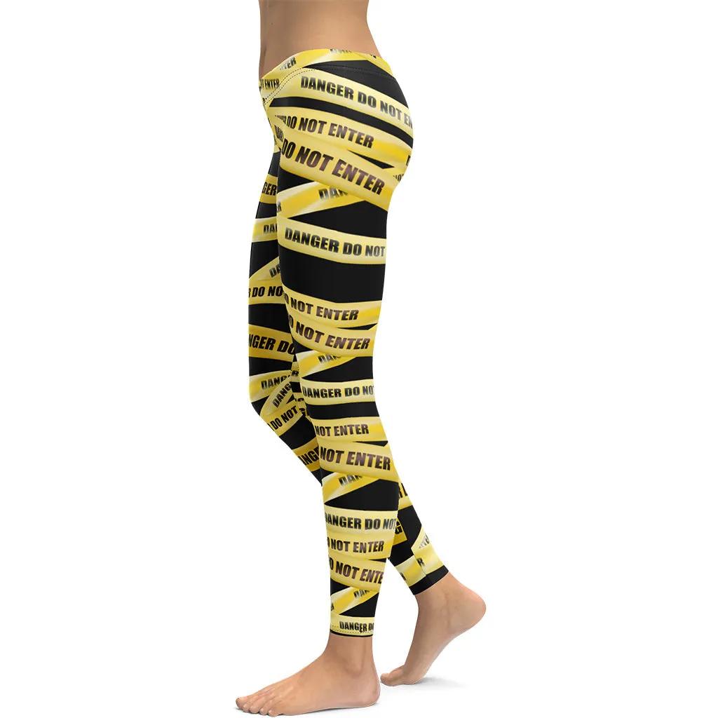 Yellow Tape Leggings