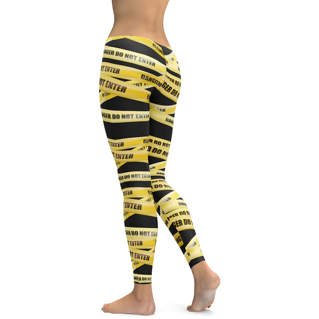 Yellow Tape Leggings