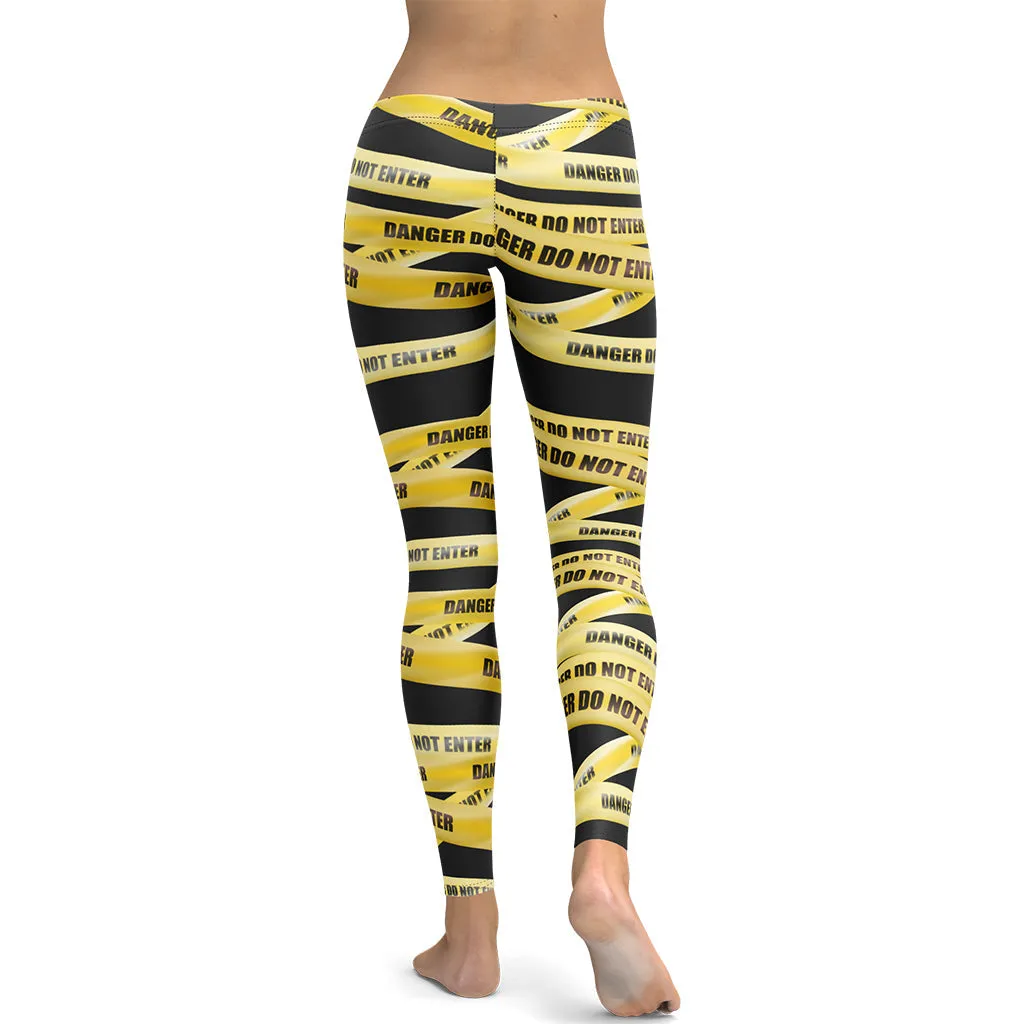 Yellow Tape Leggings