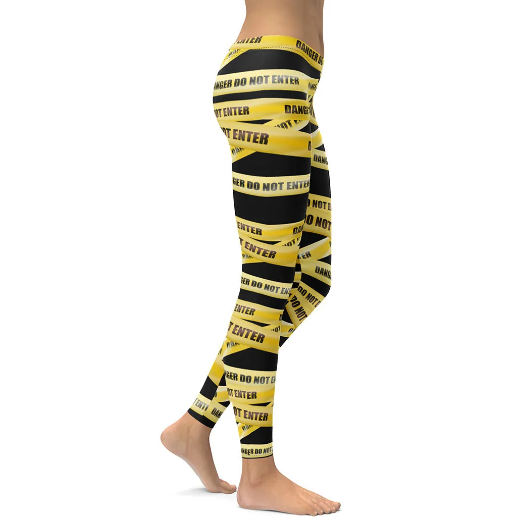 Yellow Tape Leggings