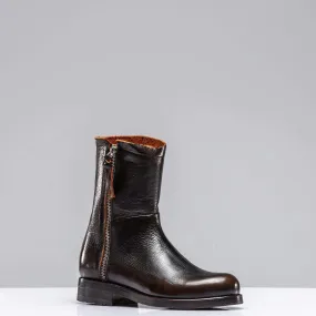 Zoe Moto Boot In Antique Black